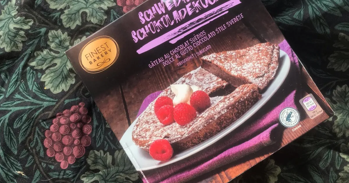 Eetbare en betaalbare kant-en-klare maaltijden: Aldi chocoladetaart – Eind van de maand